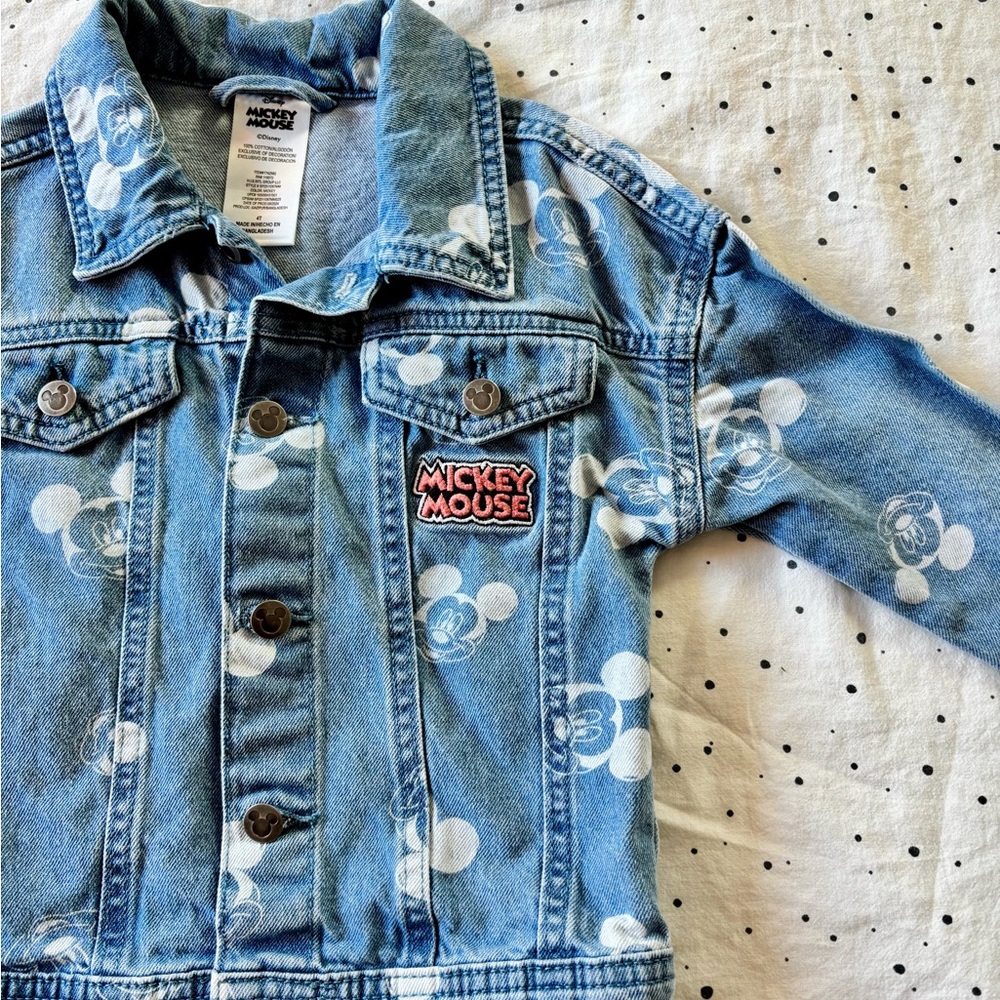 Disney Mickey Mouse Blue Jean Jacket for Kids